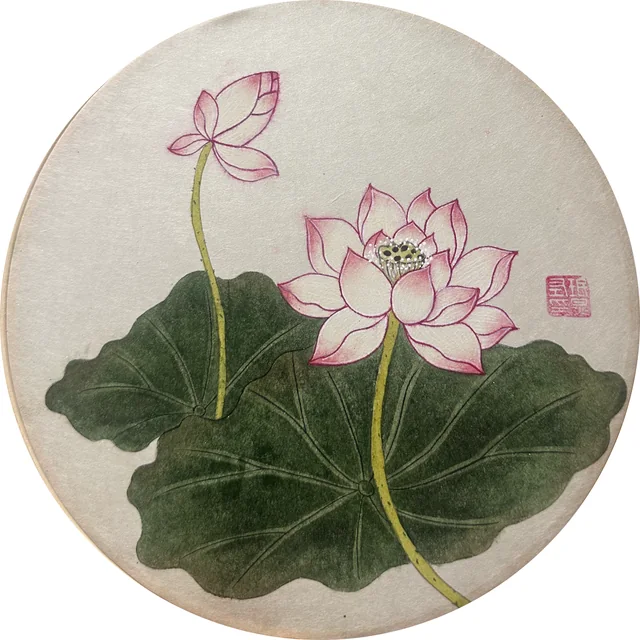 Lotus, Minhwa painting